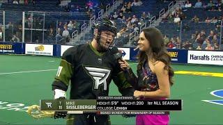 Mike Sisselberger 1st ever NLL start | ROC Knighthawks vs GA Swarm | NLL Faceoff Highlights | 1/4/24