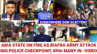 Video! Gov Alex Otti Flèè As Biafra Elite Squad Àttàck Nig Aŕmy Checkpoint, Kìll Many;