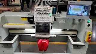 Richpeace Tubular Cap Embroidery Machine testing before delivery 10202201