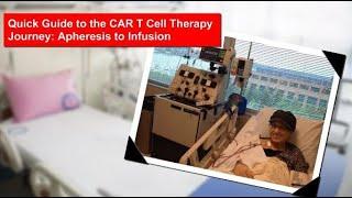 CAR T Cell Therapy Journey: Apheresis to Infusion