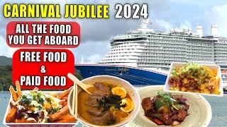 All The FOOD You Can Eat on the Carnival Jubilee 2024