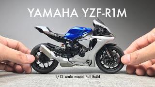 Building Tamiya 1/12 Yamaha YZF-R1M Scale Model