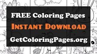 Forest animals coloring pages