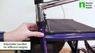 How to use the Folding Rollator Pushchair Walker