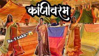 दादर मार्केट मुंबई- Pure KANJIVARAM SILK SAREE with Price |Mumbai's Best Saree Market |Saree Draping