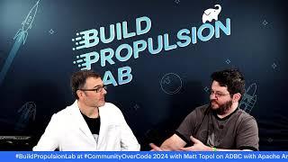 #BuildPropulsionLab at #CommunityOverCode 2024 with Matt Topol on ADBC with Apache Arrow, and his…