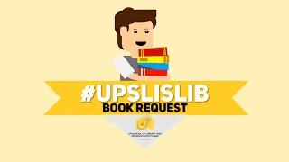 #UPSLISLib BOOK CHAPTER REQUEST