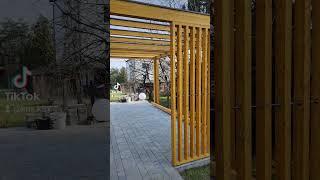 pergola by Kris-Arch ® Konstrukcje z drewna Klejonego #bsh #carport #construction #diy #krisarch