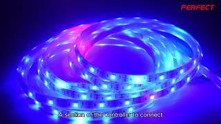 Factory price 5V Addressable 5050 RGB 30 leds WS2813IC led strip light: step by step guide #ledlight