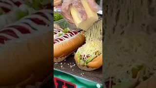 yummy cheese hotdog sandwich #shorts #fyp #viral #trending #trending #shortvideo #youtubeshorts