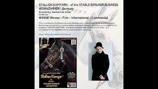 2023 EQUUS Film & Arts Fest - STALLION KAMYAR®   of the STABLE BERLINER BUSINESS WOHNZIMMER