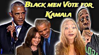 The Hood Came Out Of Obama While Firing Shots At Black Men Who Aren't Supporting Kamala Harris