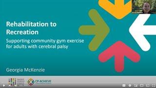 From rehabilitation to recreation: Supporting young adults with CP to exercise in community gyms