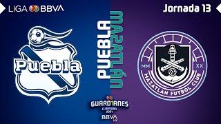 Resumen y Goles | Puebla vs Mazatlán | Liga BBVA MX - Guard1anes 2021 - Jornada 13