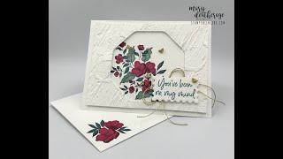 Stampin Up//Memorable Blooms//Plaster Painting 3D//Jan-Apr 2025 Mini//Online Exclusive//Sneak Peek