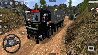 Heavy Dumper truck off road driving l