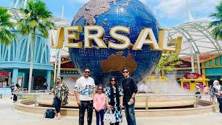 Singapore Tour| Day-06| Universal Studios| Sentosa Island| Palawan Beach| Suspension Bridge|