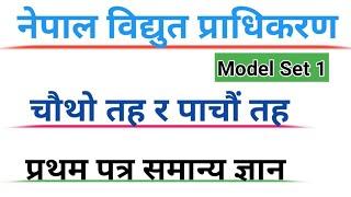 nea level 4 old question paper l nepal bidhut pradhikaran model question l nepal bidhut pradhikaran