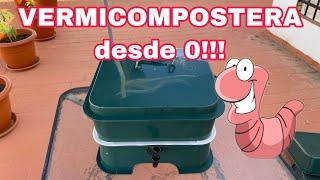 COMENZAR VERMICOMPOSTERA DESDE CERO!!!!