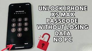 Unlock iPhone XS Max Passcode Without Losing Data Without Computer !! Face ID Disabled