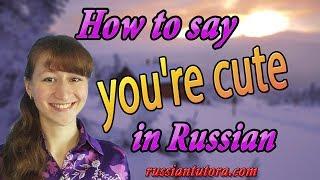 You're Cute in Russian