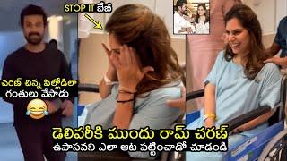 RRR Star Ram Charan and Upasana Konidela BEAUTIFUL Moments Before Giving Birth to Baby Girl | FL