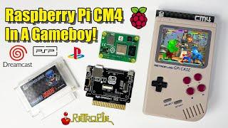 A Raspberry Pi CM4 In A GameBoy! GPiMate Plus Add on!