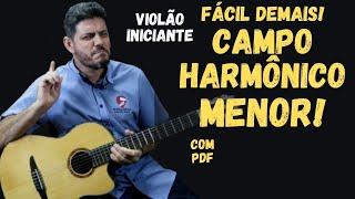 Aprenda o campo harmônico MENOR Natural - Como tocar violão iniciante