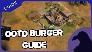 Age of Empires 4: OOTD BURGER 100% WINRATE Build Order Guide 2024