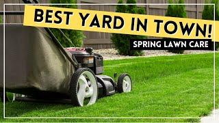 Best Yard in Town! // Early Spring Lawn Care Tips