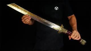 35 days of trial to forge one of the most beautiful and elaborate swords in Chinese history