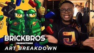 @BrickBrosProductions stop motion is super DOPE! | lego Logo Art Breakdown 2021