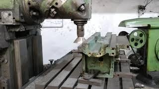 WMW CENTRELESS GRINDING MACHINE SLIDE REPAIRING AND REDESIGNING # VISHAL MACHINE TOOLS # RAJKOT