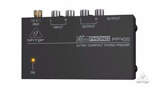 MICROPHONO PP400 Ultra-Compact Phono Preamp