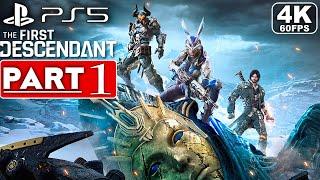 THE FIRST DESCENDANT Gameplay Walkthrough Part 1 FULL GAME [4K 60FPS PS5] - No Commentary