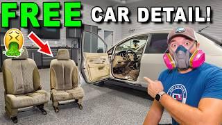 SURPRISING A Family In Need With A FREE Car Detail!!