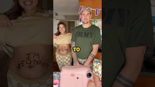 Wife gave her husband a huge surprise birthday gift #military #birthday #pregnant