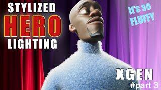 Pixar Style Hero Lighting Techniques | Fluffy Sweater in Maya and Xgen | part3