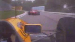 Onboard Prost passing Senna Imola 1993