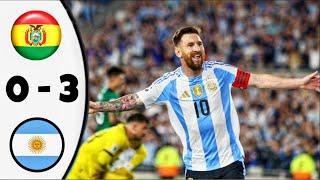 Argentina vs Bolivia 3-0 Highlights & All goals | World Cup Qualifiers 2026