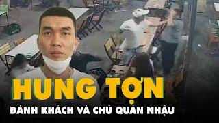 Nhóm thanh niên lật bàn ăn, đánh khách và chủ quán nhậu ở Bình Dương