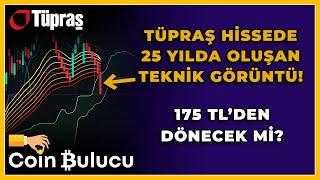 TÜPRAŞ HİSSEDE 25 YILDA OLUŞAN TEKNİK GÖRÜNTÜ! 175 TL’DEN DÖNECEK Mİ?