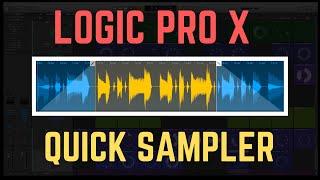 Logic Pro X 10.5 Update (deutsch)  | Der neue Quick Sampler hat es in sich!