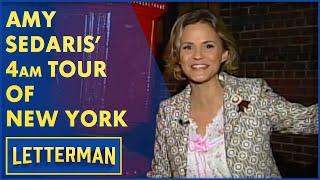 Amy Sedaris Takes Dave On A Tour Of New York At 4am | Letterman