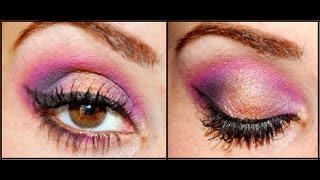 Tutorial  Pink, Purple & Gold Eyes