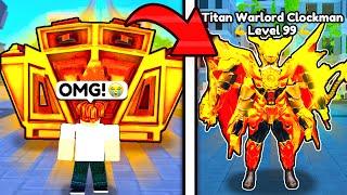 NEW ULTRAPOWER UNIT!TITAN Warlord Clockman| Toilet Tower Defense