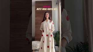 Myntra haul | myntra kurta set | most viral kurta set on Myntra #myntrahaul #shorts