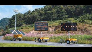 Optraffic Variable Message Board+Light Tower+Arrow Board+Radar Speed Sign+Boom Gate show out