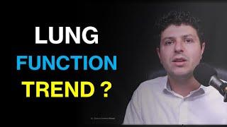 Lung function trends comparison