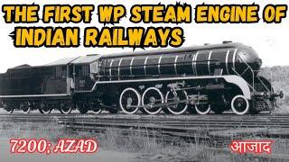 भारतीय railway का पहला WP स्टीम इंजन। The first WP of indian railways. #steamengine